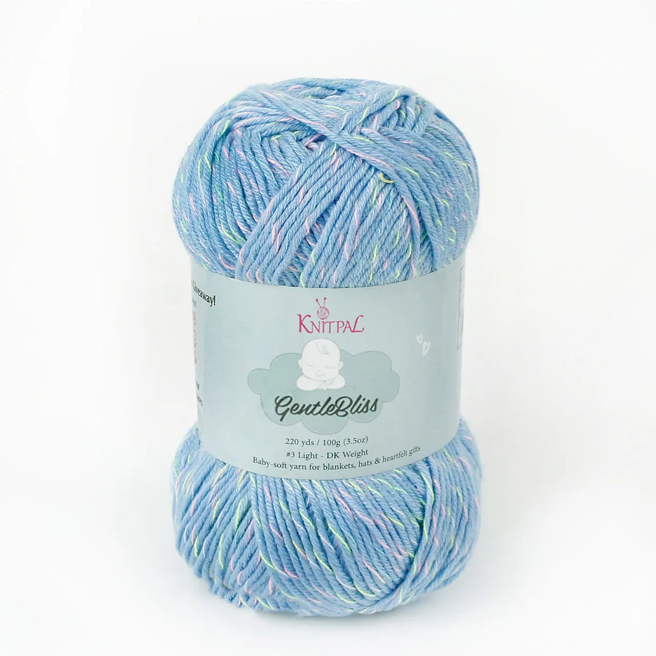 KnitPal GentleBliss Yarn — Blue Mermaid DK Weight (4 Skeins)