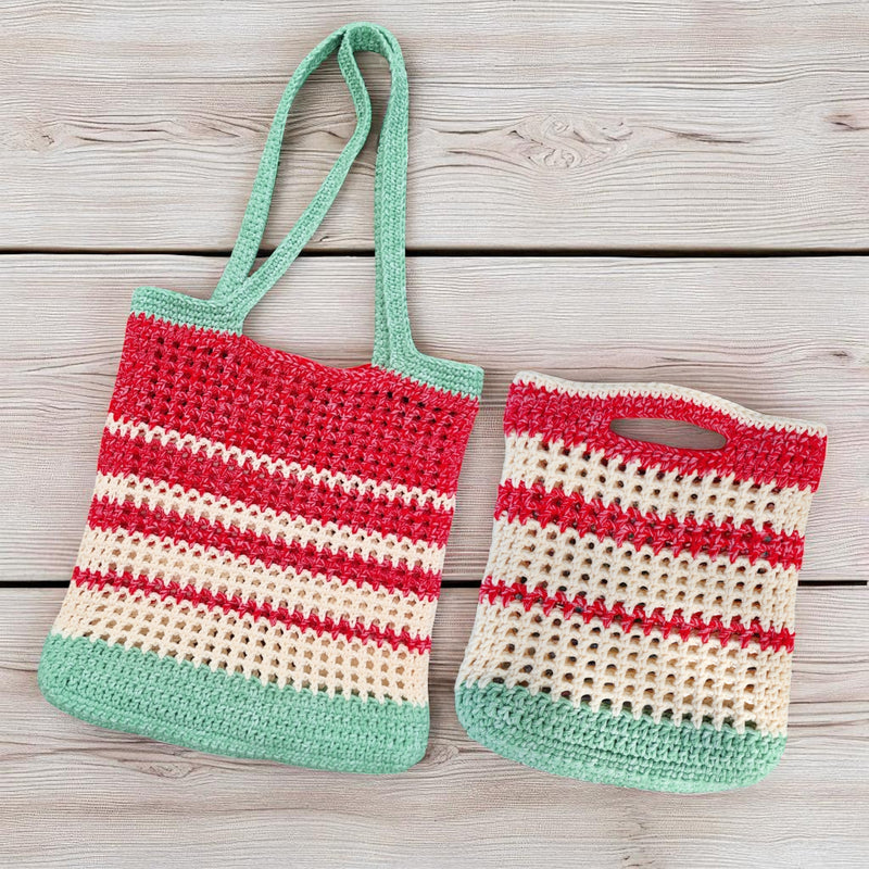 Sunset Market Bag Crochet