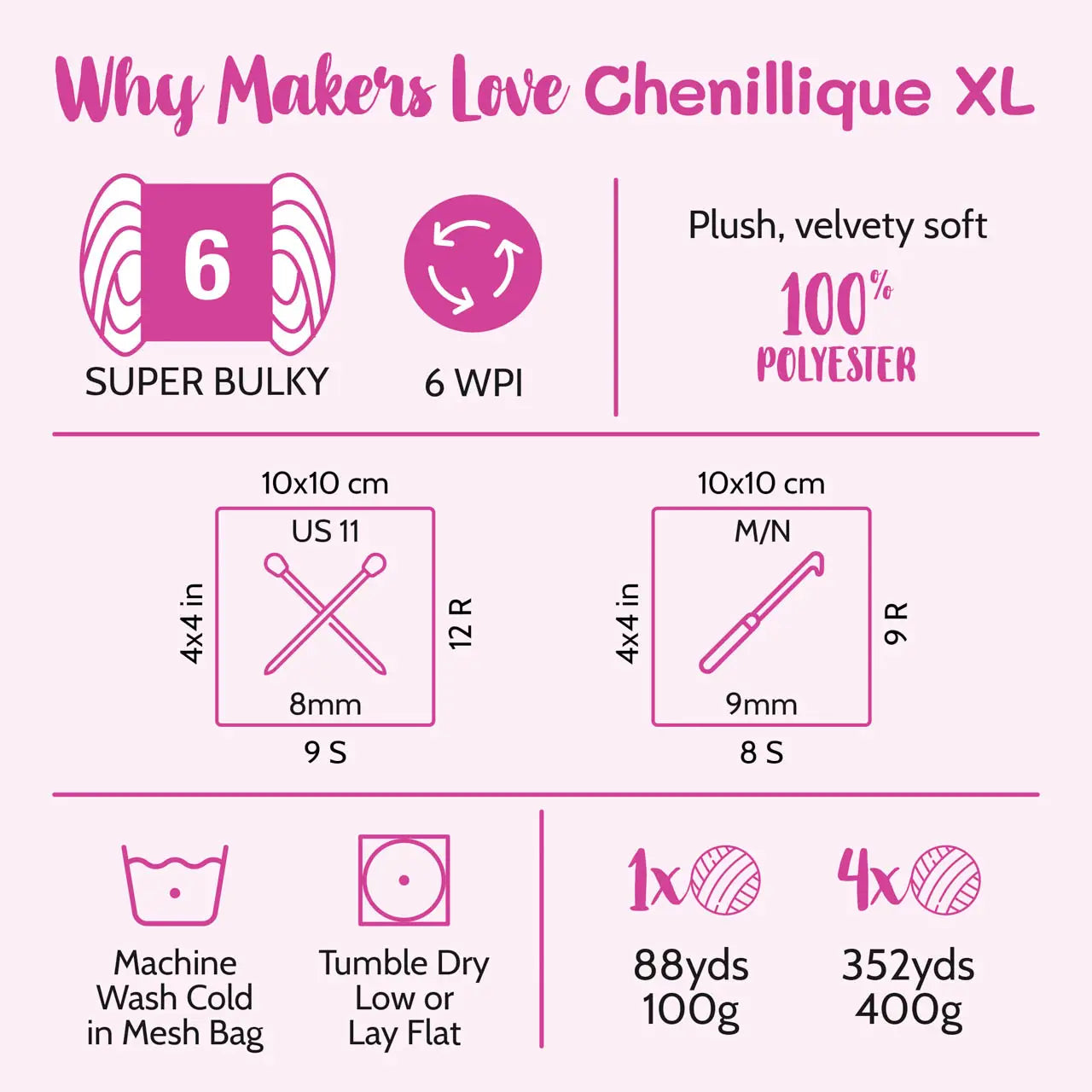 Chenillique XL Super Bulky Chenille Yarn — Beach Sand