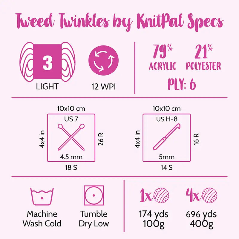 Tweed Twinkles - Midnight Blue