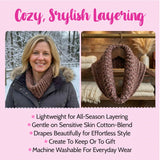 Weekend Wrap - Crochet - Brown