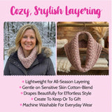 Weekend Wrap - Crochet - Pink