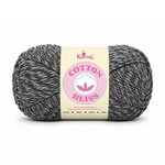Single skein of Cotton Bliss Yarn in Charcoal Moss