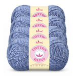 Cotton Bliss yarn, 4-skein pack in Sapphire Tides