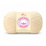 Single skein of Cotton Bliss Yarn in Soft Buttercream