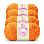 Cotton Bliss yarn, 4-skein pack in Speckled Pumpkin