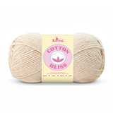 Single skein of Cotton Bliss Yarn in Vanilla Shell