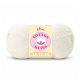 Single skein of Cotton Bliss Yarn in White Chocolate