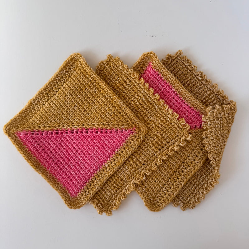 Everyday Joy Dishcloth Tunisian Crochet