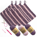 Everyday Joy Dishcloth - Knitting - Purple