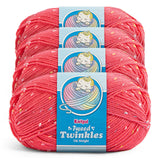 Tweed Twinkles - Coral Pink