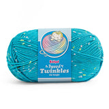 Tweed Twinkles - Cyan Blue