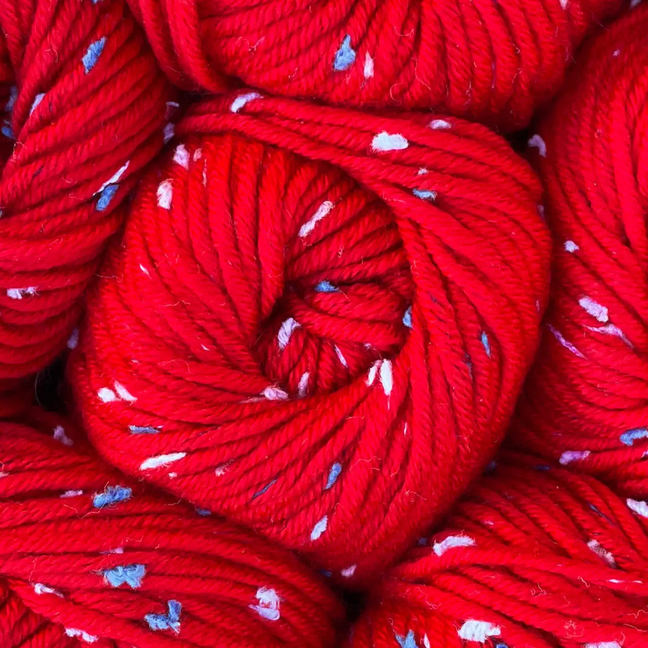 Tweed Twinkles - Apple Red