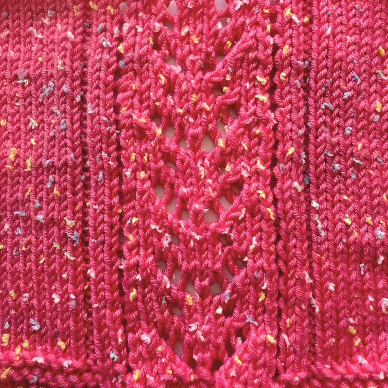 Tweed Twinkles - Coral Pink