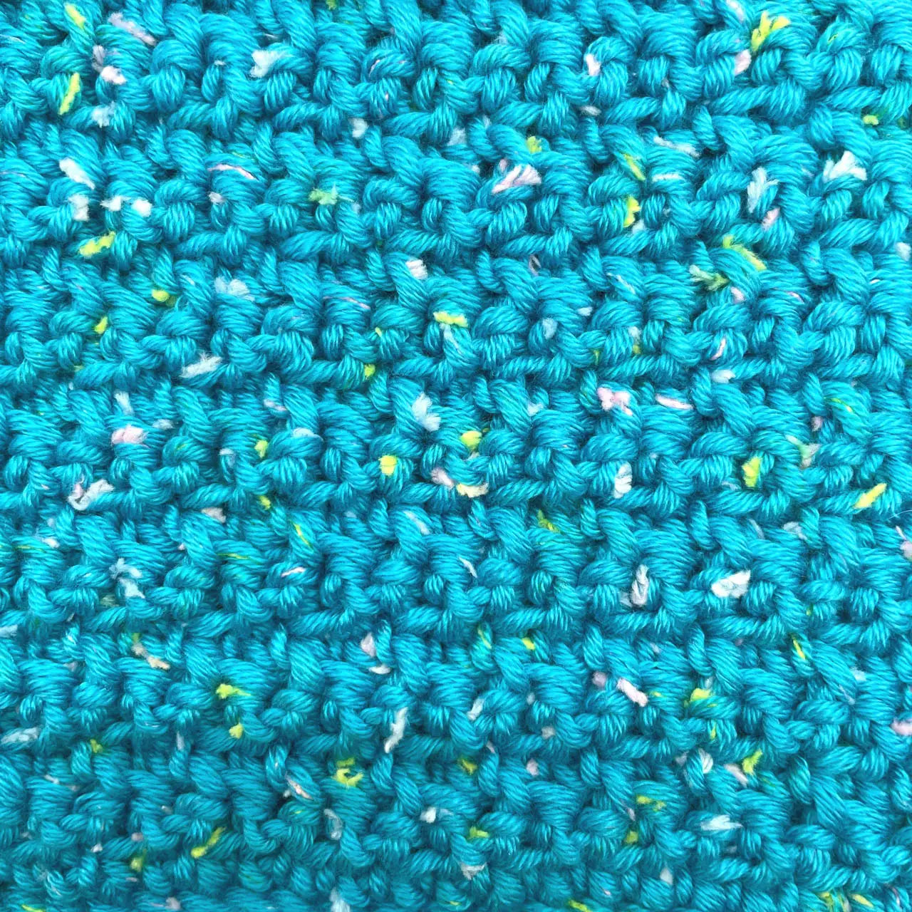 Tweed Twinkles - Cyan Blue