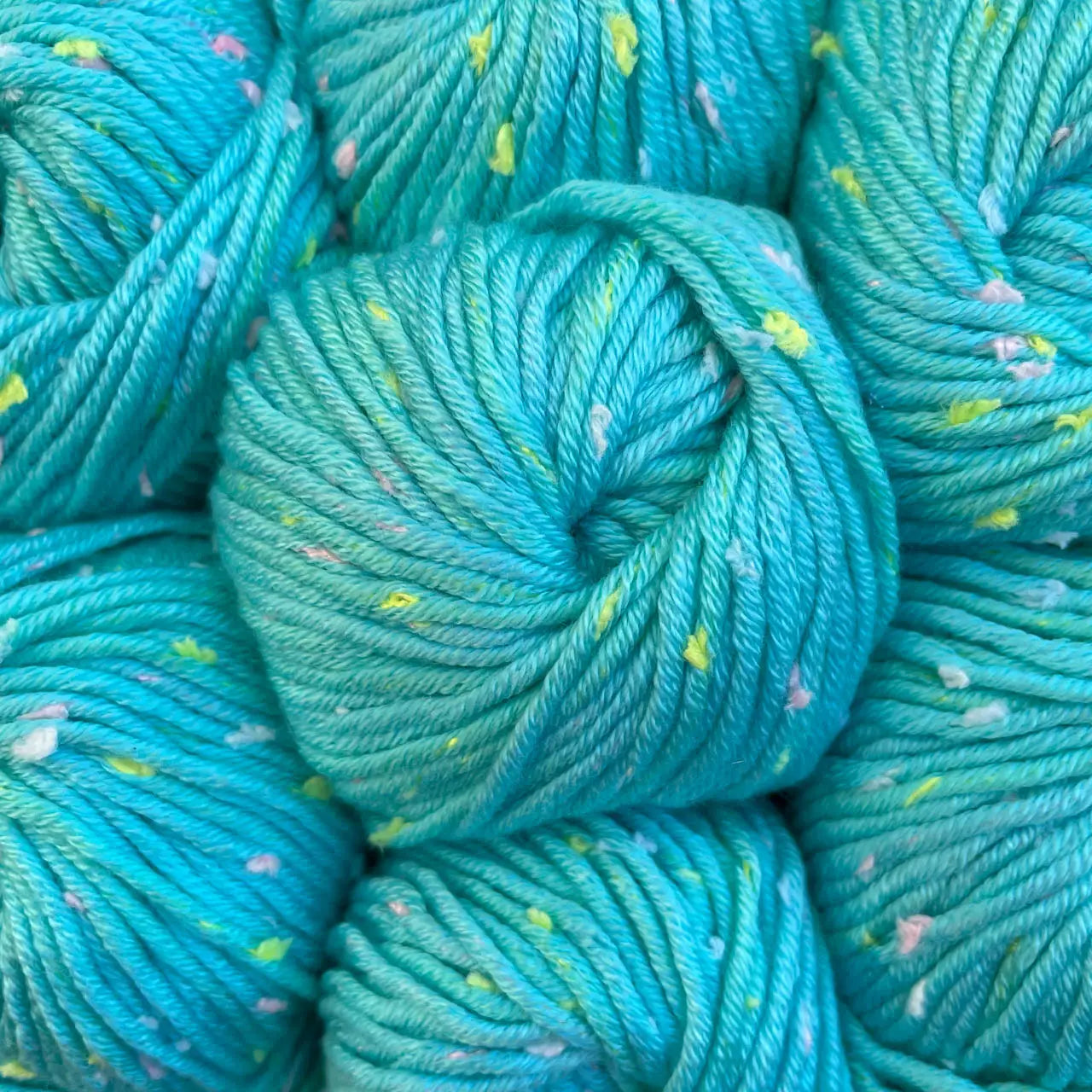 Tweed Twinkles - Mint Blue