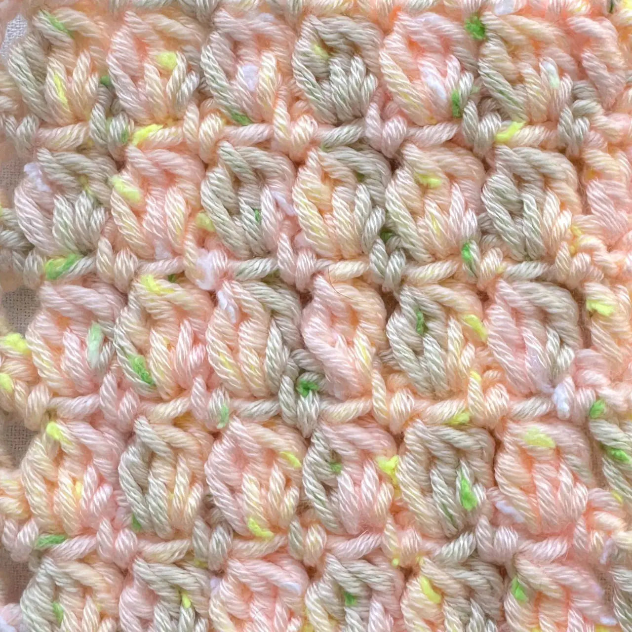 Tweed Twinkles - Pale Peach