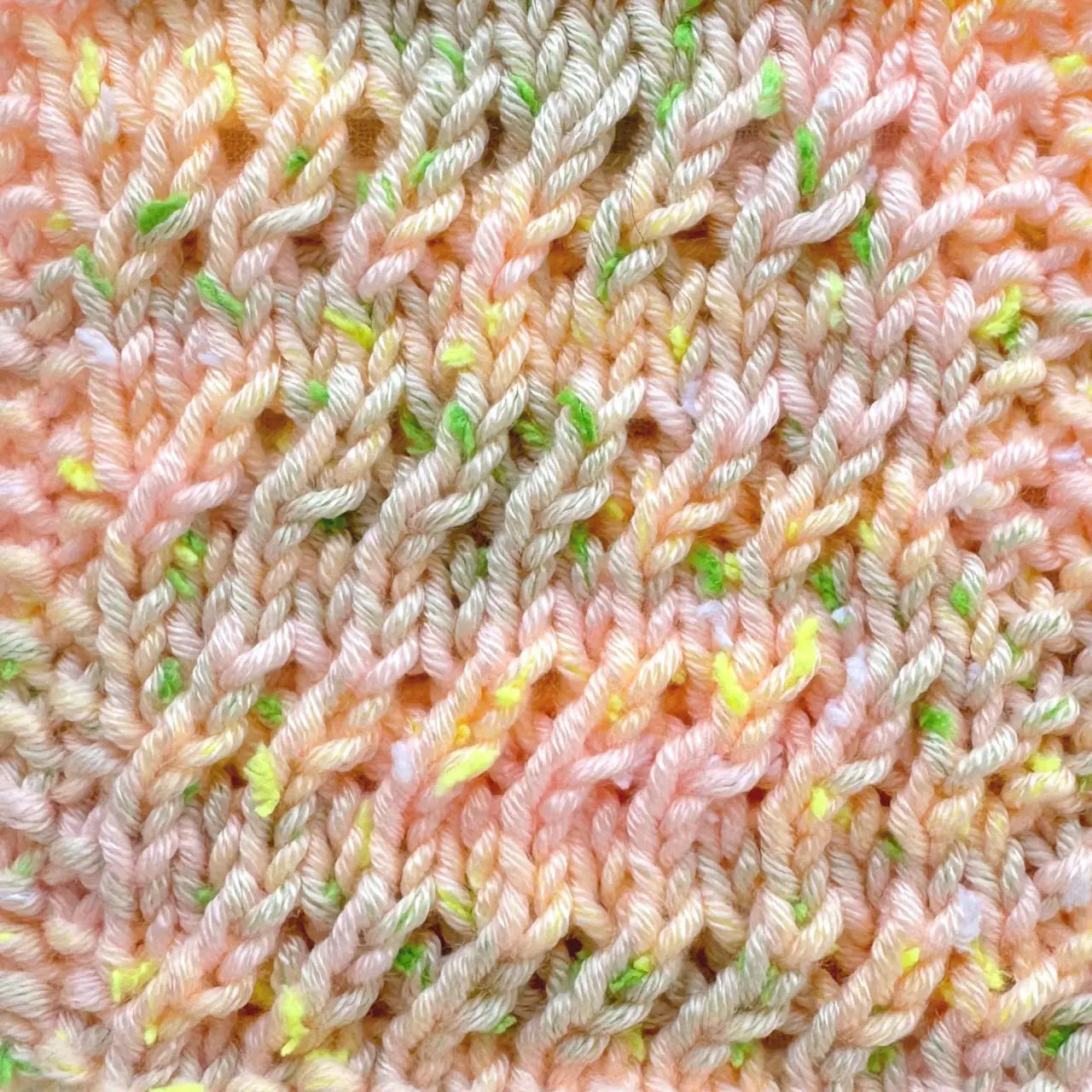 Tweed Twinkles - Pale Peach