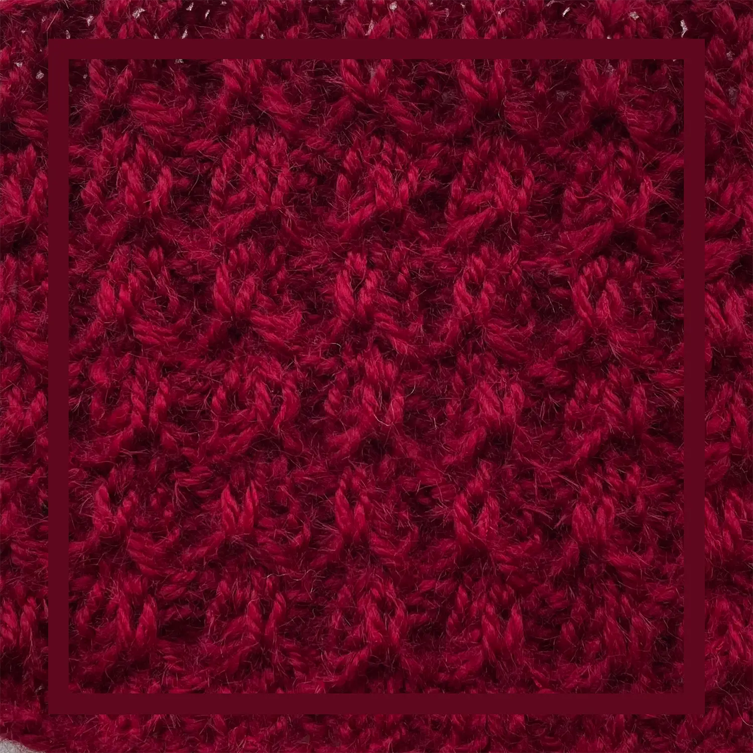 Woolen Delights Crimson Red