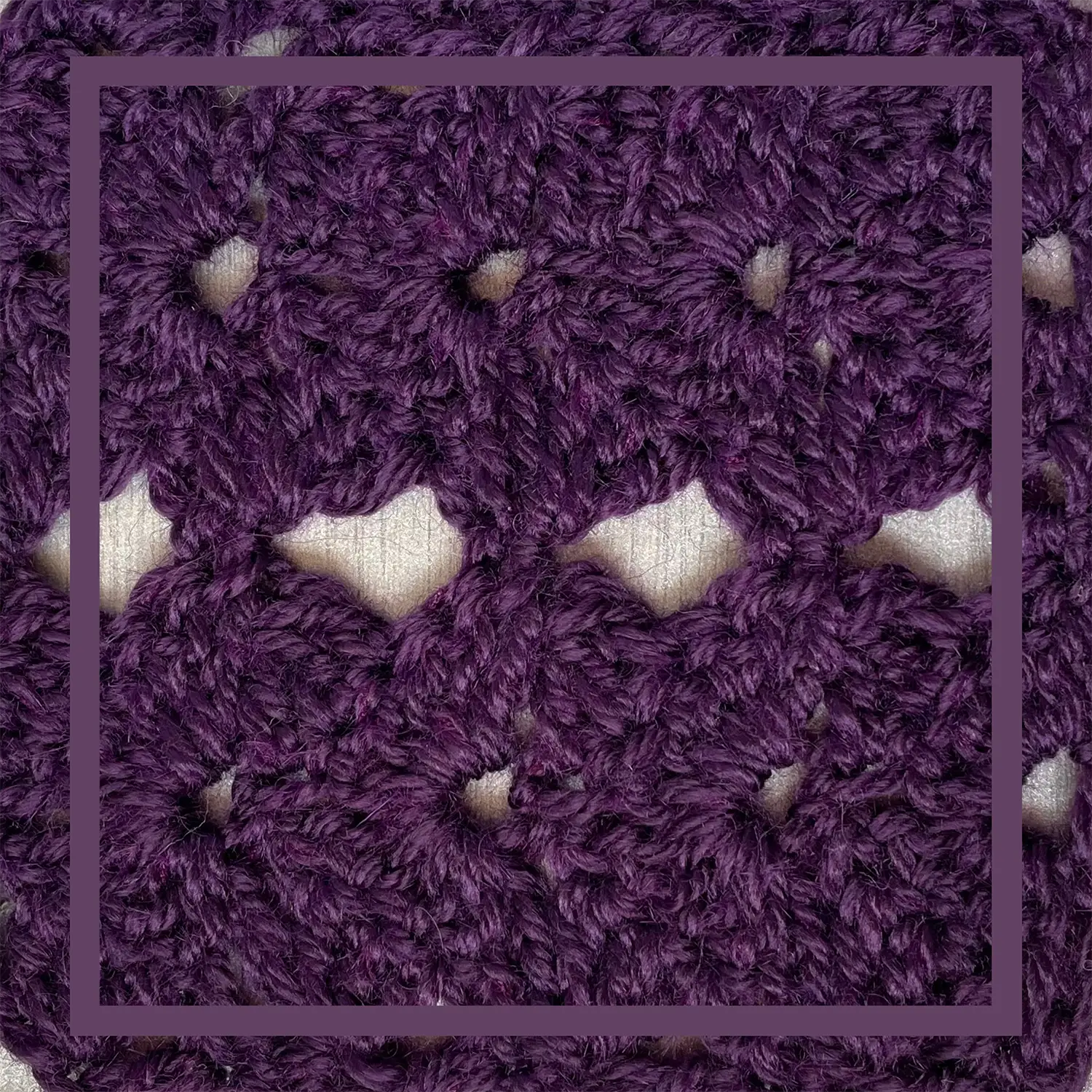 Woolen Delights Eggplant Purple