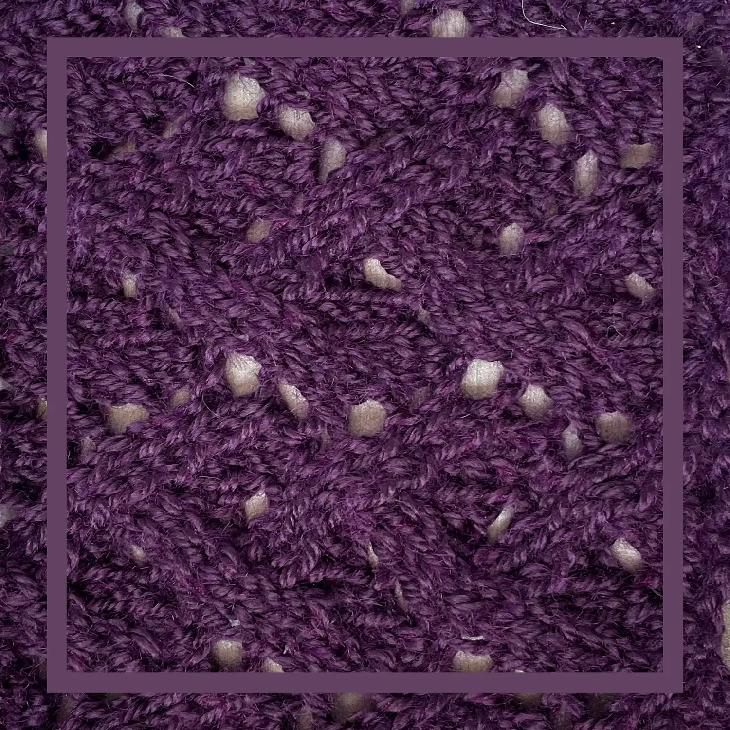 Woolen Delights Eggplant Purple