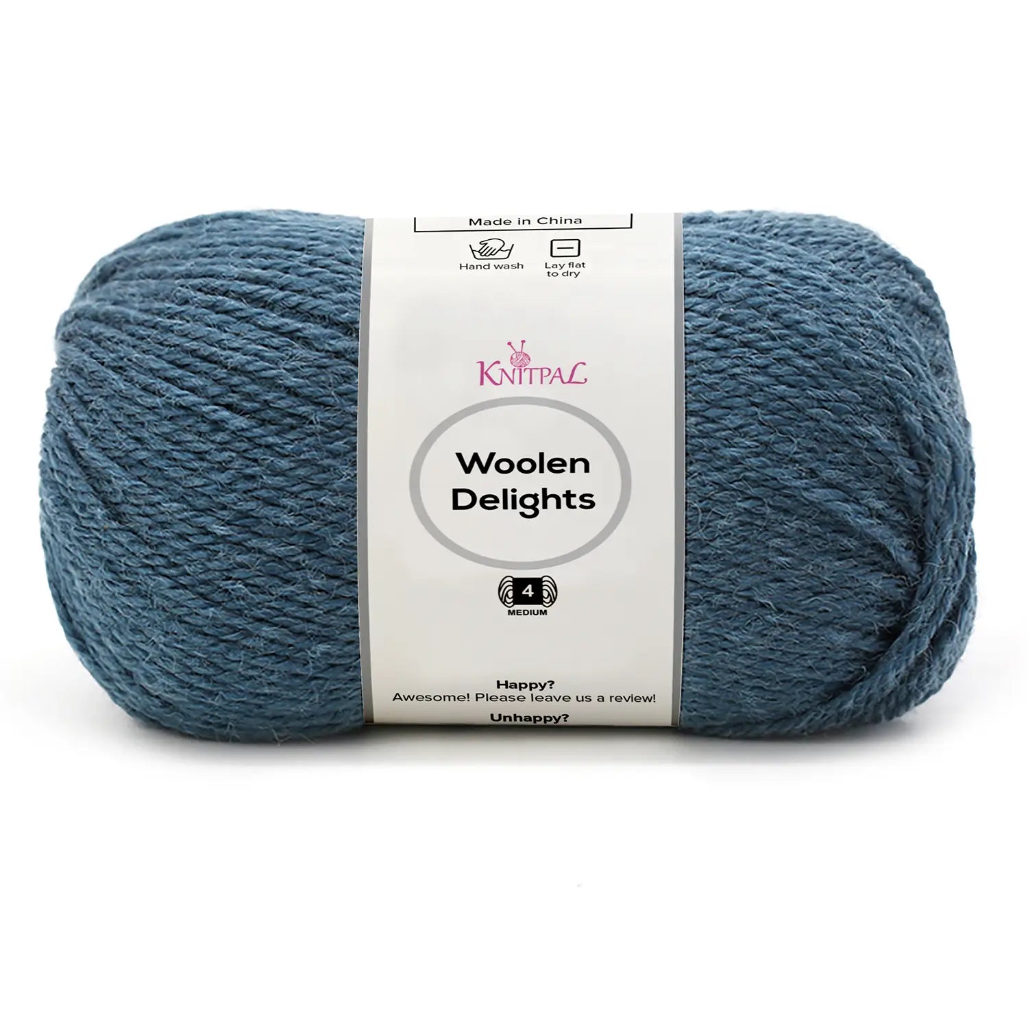 Woolen Delights Medium Worsted Weight Yarn for Knitting and Crocheting, Australian Wool Blend