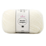 Woolen Delights Medium Worsted Weight Yarn for Knitting and Crocheting, Australian Wool Blend
