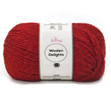 Woolen Delights Medium Worsted Weight Yarn for Knitting and Crocheting, Australian Wool Blend